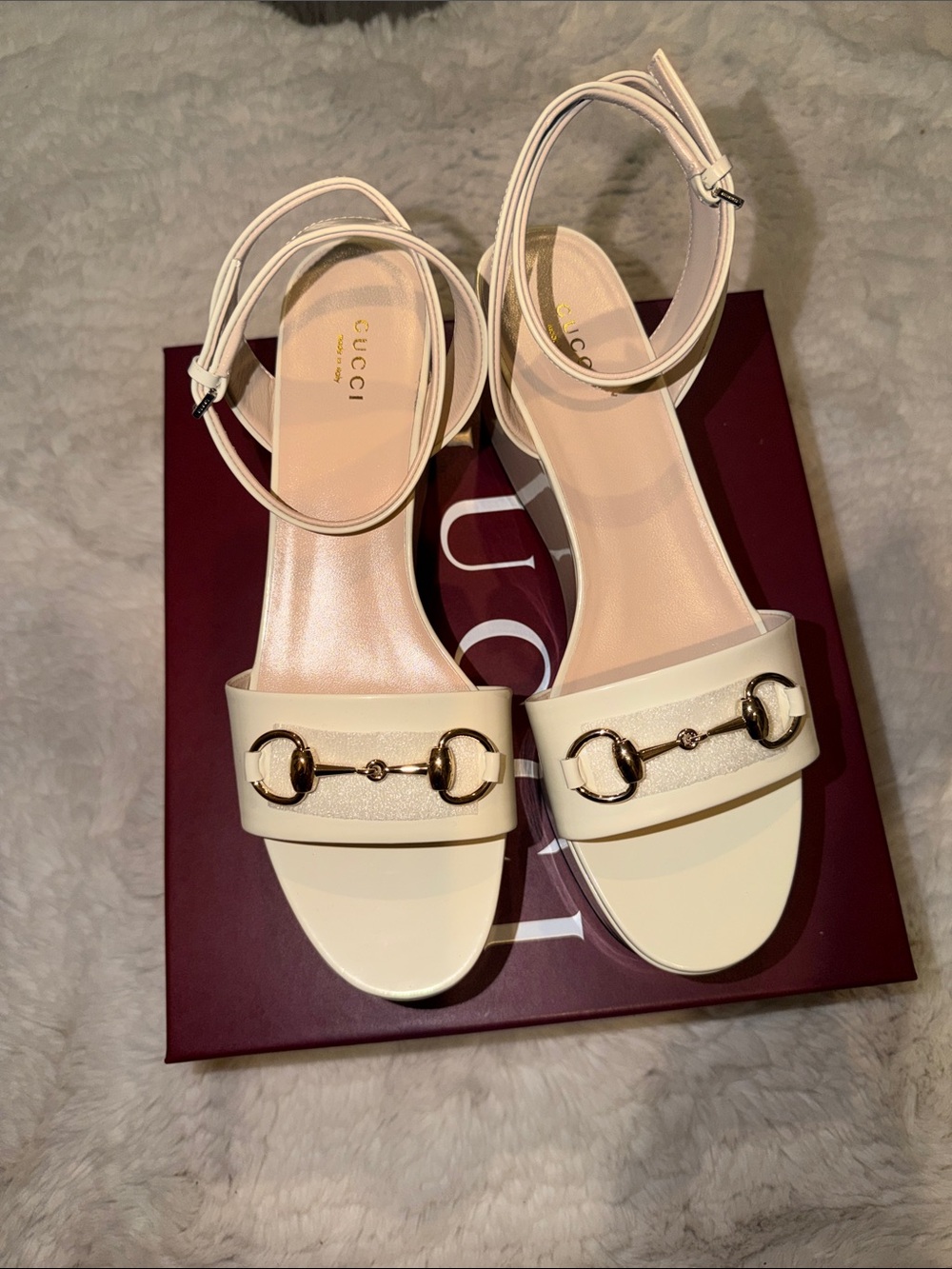 Gucci Lady Horsebit Platform Sandal